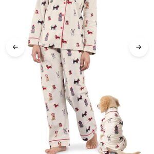 Pajamagram Christmas Dogs Flannel Matching Pet & Owner Pajamas